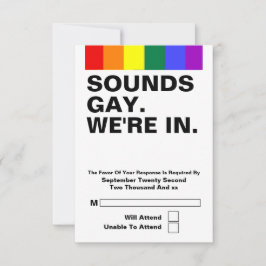 Casamento Gay Soa Gay Estamos no RSVP