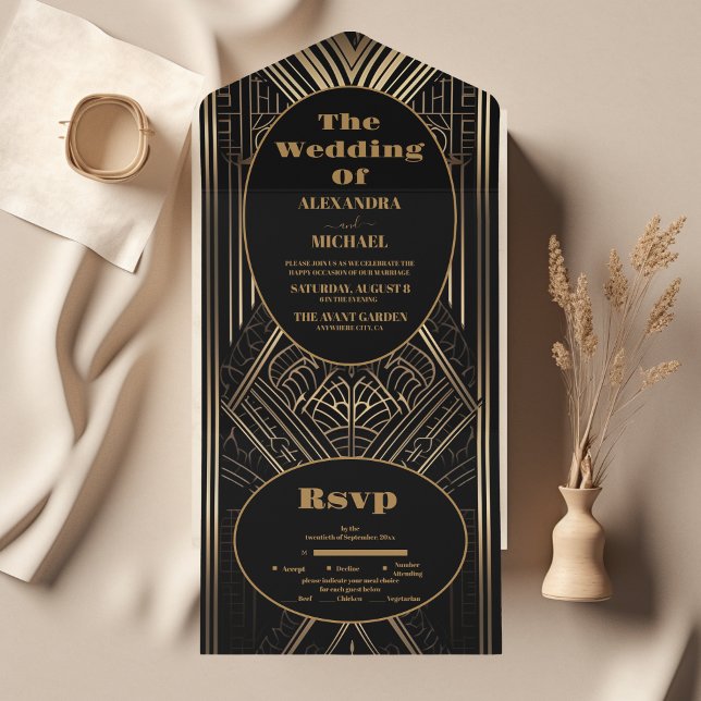 Casamento Geométrico Deco (Criador carregado)