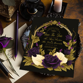 Casamento Gótico Encantado - Salve a Data