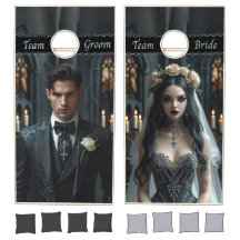 Casamento Gótico Moderno - Noiva de Equipe e Grupo