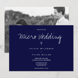 Casamento Horizontal Azul Escuro Foto de Casamento