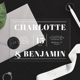 Casamento Horizontal Branco Moderno