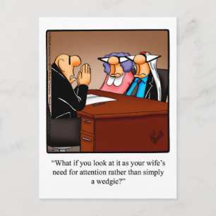 Casamento/humor de aniversário engraçado Cartão po