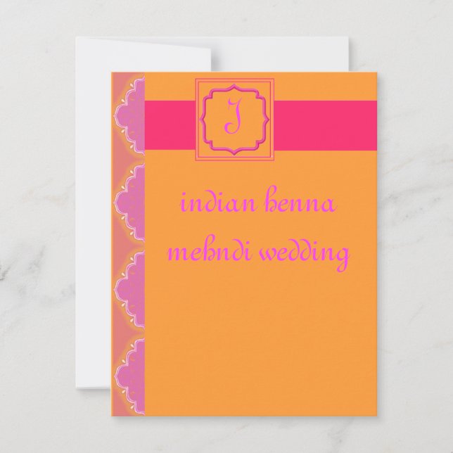 casamento índio henna mehndi (Frente)