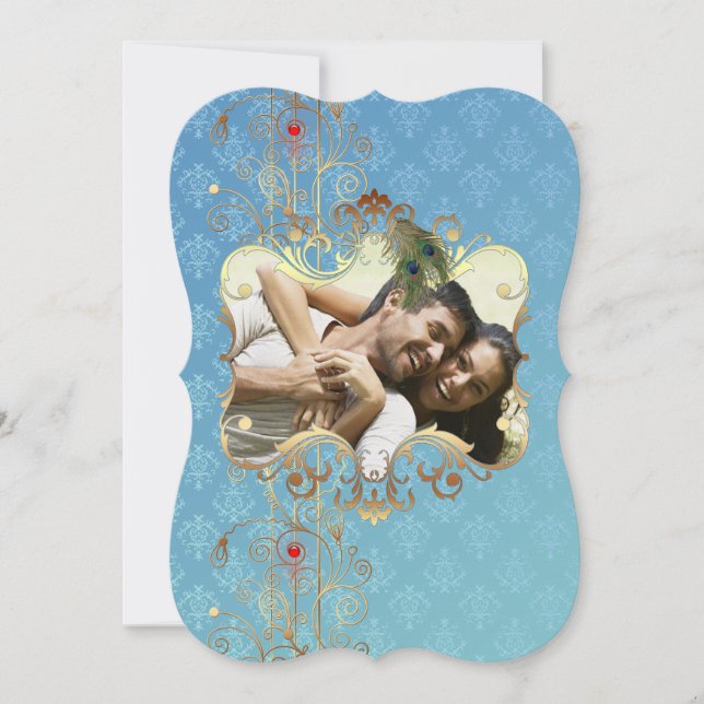 Casamento Índio II - Cartão SaveTheDate (Frente)