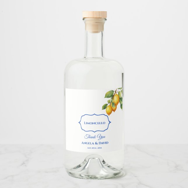 Casamento italiano Lemon Limoncello (Frente)