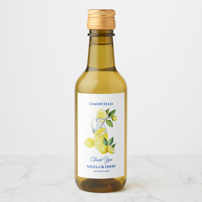 Casamento italiano Lemon Mini Limoncello (Frente)