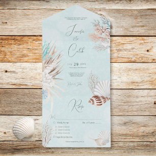 Casamento Jantado dos Conchas do Oceano Aqua Moder