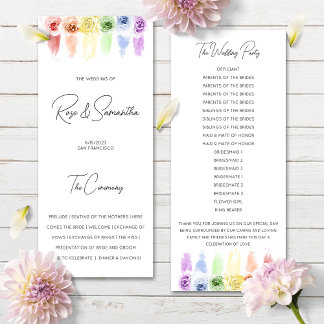 Casamento Lésbico do Programa Rainbow Wedding