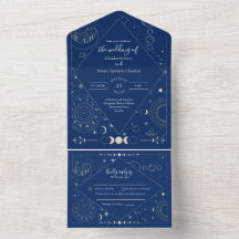 Casamento lua sol estrelas constelações