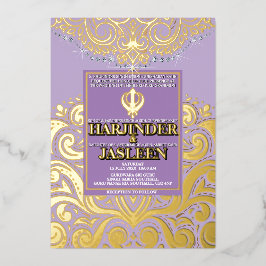 Casamento LuxGlitter Dourado Sikh Anand Karaj