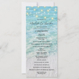 Casamento Luz de Cordas de Costeira Tropical Beach