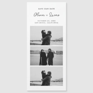 Casamento Magnético de Fita de Script Romântico