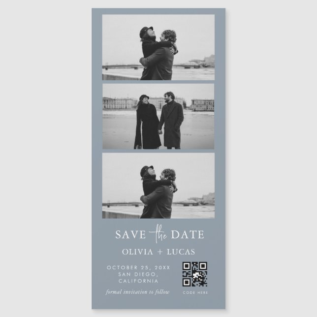 Casamento Magnético de Fita Magnética de Código QR (Frente)