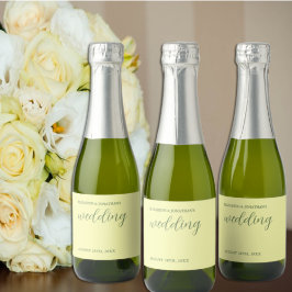 Casamento Manteiga Amarelo e Sage Minimalista