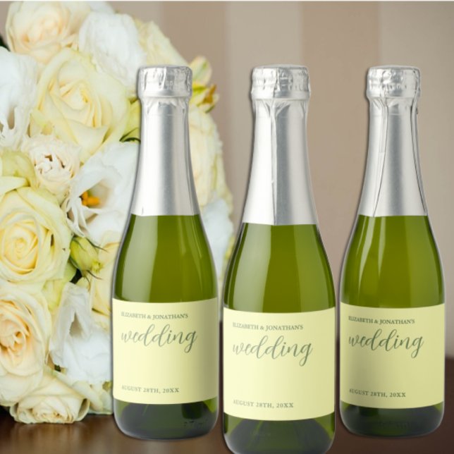 Casamento Manteiga Amarelo e Sage Minimalista (Criador carregado)