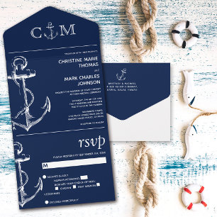 Casamento Marinho de Âncora Náutica