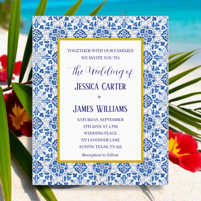 Casamento mediterrânico Azulejos Russos Portuguese (Criador carregado)