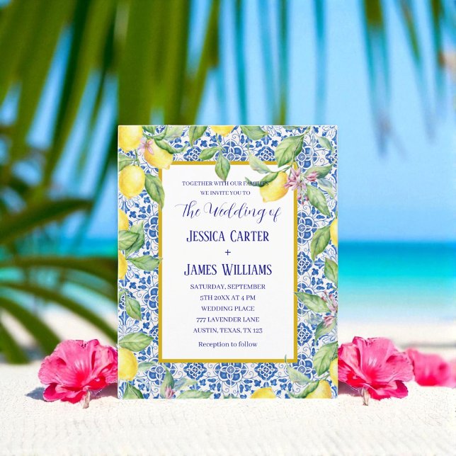 Casamento mediterrânico dos Azulejos Limões (Criador carregado)