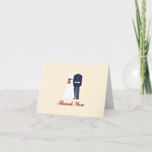 Casamento Militar Personalizado - Obrigado Notas