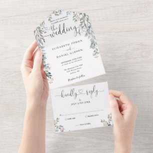 Casamento Minimalista com Coração e Rotulo de Verd