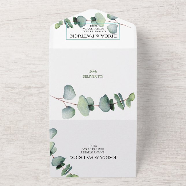 Casamento Minimalista com Verde de Eucalipto (Externo)