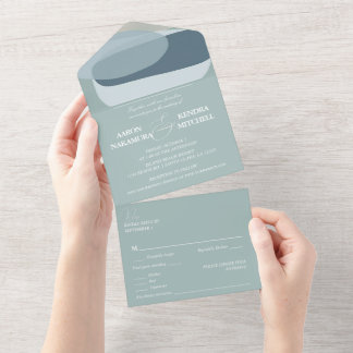 Casamento Minimalista de Seafoam Sage Verde