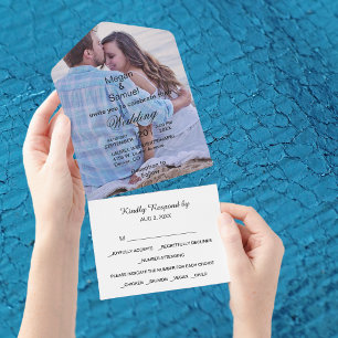 Casamento Minimalista de Texto Preto e Texto Preto