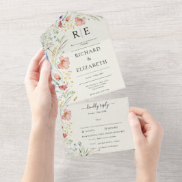 Casamento Minimalista Elegante de Flores Silvestre