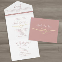 Casamento Minimalista em Rosa Empoeirado