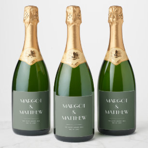 Casamento Minimalista Escandinavo Verde Musgo Escu