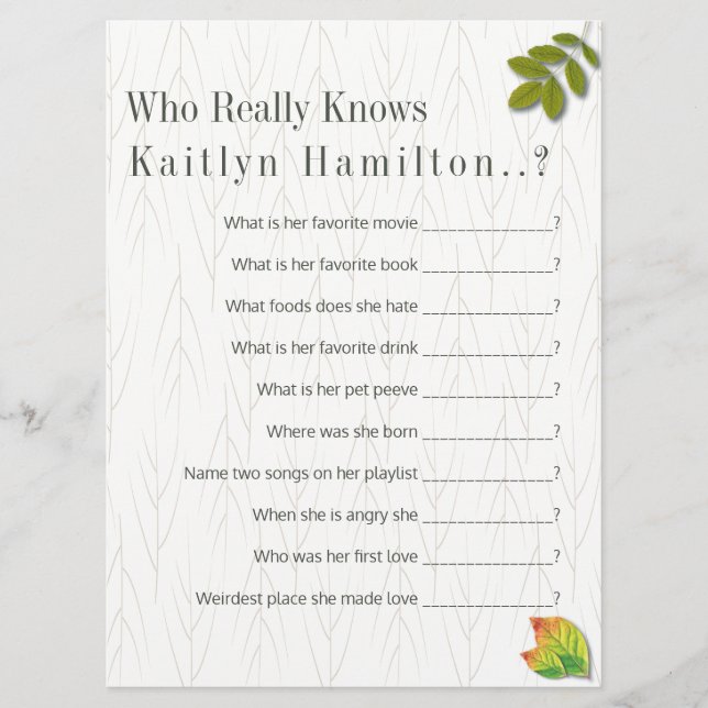 Casamento Minimalista Maravilhoso de Autumn Oak (Frente)