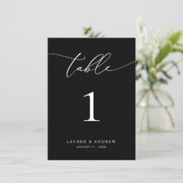 Casamento Minimalista Negro e Branco | Personaliza