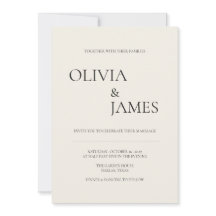 Casamento Minimalista Preto Marfim Moderno e Elega