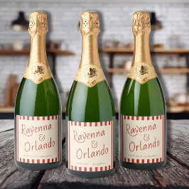 Casamento Minimalista Retro com Listras de Marfim