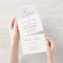 Casamento Minimalista Vermelho