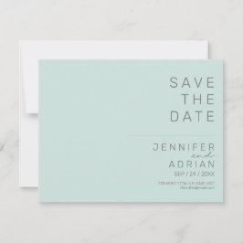 Casamento mínimo Salve as Cartões de Data