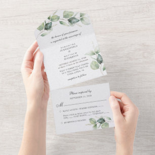 Casamento Moderno Botânico Eucalyptus Greenery