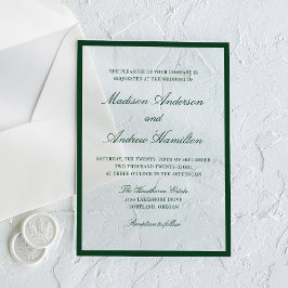 Casamento Moderno com Borda Verde