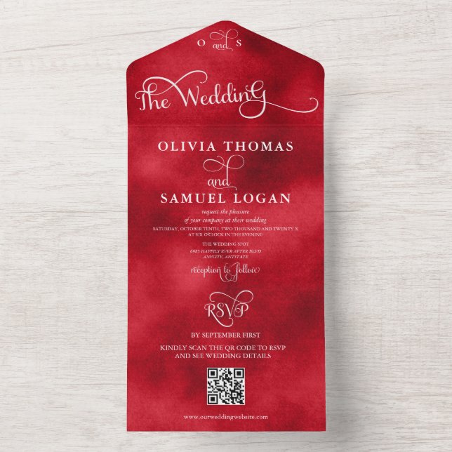 Casamento Moderno da Caligrafia Elegante (Interno)
