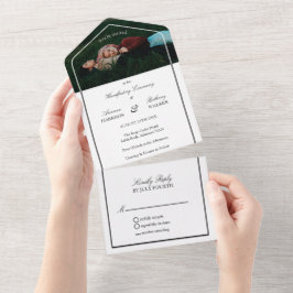 Casamento Moderno de Foto Preto e Branco