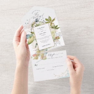 Casamento Moderno de Mossy Autumn Pond
