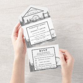 Casamento Moderno de Negra Negra Negra Negra-Negra