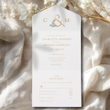 Casamento moderno e elegante de eucalipto