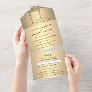 Casamento Moderno Elegante de RSVP RSVP de Disparo