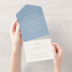 Casamento Moderno Olga Dusty Blue