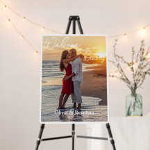 Casamento Moderno Simples com Foto Personalizada d