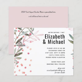 Casamento Moderno Verde Rosa