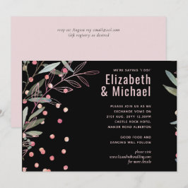 Casamento Moderno Verde Rosa