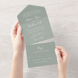 Casamento Moderno Verde Safira Elegante